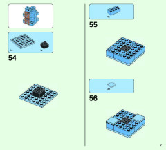 LEGO 21131 instructions page 7 – build guide
