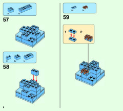 LEGO 21131 instructions page 8 – build guide