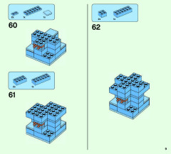LEGO 21131 instructions page 9 – build guide