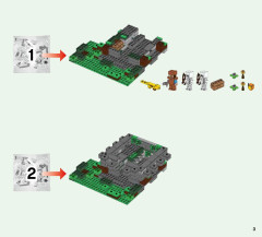 LEGO 21132 instructions page 3 – build guide