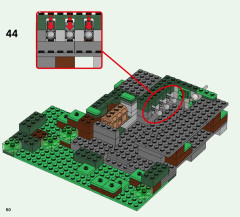 LEGO 21132 instructions page 50 – build guide