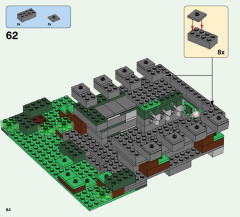 LEGO 21132 instructions page 64 – build guide