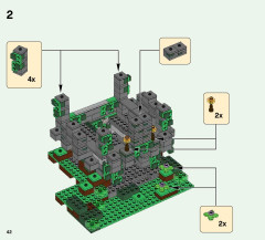LEGO 21132 instructions page 42 – build guide