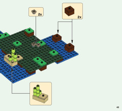 LEGO 21133 instructions page 43 – build guide