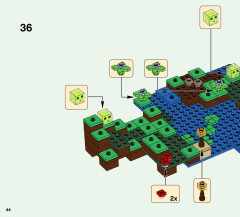 LEGO 21133 instructions page 44 – build guide
