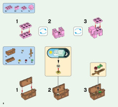 LEGO 21133 instructions page 6 – build guide