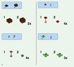 LEGO 21133 instructions page 8 – build guide
