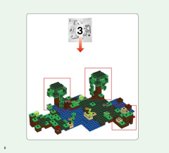 LEGO 21133 instructions page 2 – build guide