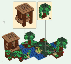 LEGO 21133 instructions page 44 – build guide
