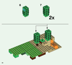 LEGO 21135 instructions page 34 – build guide