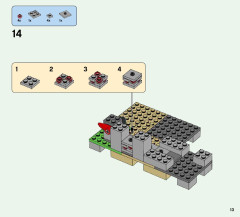 LEGO 21135 instructions page 13 – build guide