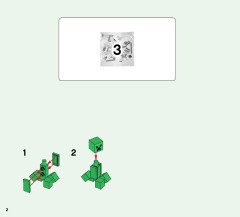 LEGO 21135 instructions page 2 – build guide