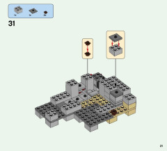 LEGO 21135 instructions page 21 – build guide