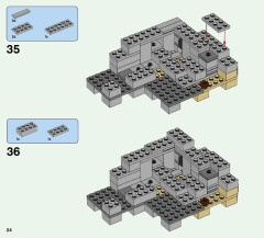 LEGO 21135 instructions page 24 – build guide
