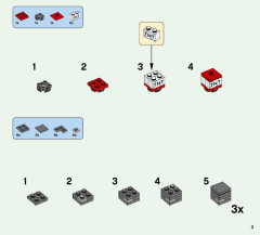 LEGO 21135 instructions page 3 – build guide