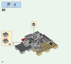 LEGO 21135 instructions page 42 – build guide