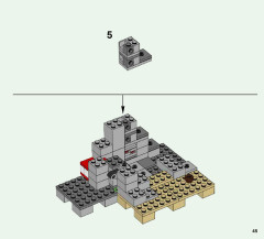 LEGO 21135 instructions page 45 – build guide