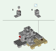 LEGO 21135 instructions page 49 – build guide
