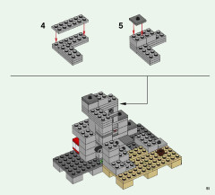 LEGO 21135 instructions page 51 – build guide
