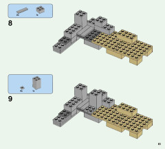 LEGO 21135 instructions page 61 – build guide