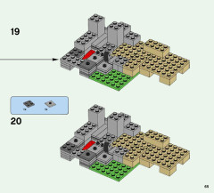 LEGO 21135 instructions page 65 – build guide