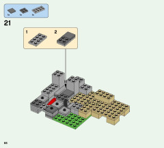 LEGO 21135 instructions page 66 – build guide
