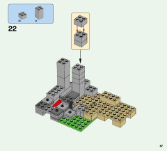 LEGO 21135 instructions page 67 – build guide