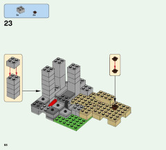 LEGO 21135 instructions page 68 – build guide