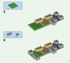 LEGO 21135 instructions page 7 – build guide