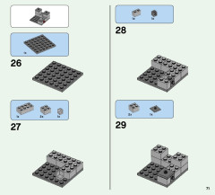LEGO 21135 instructions page 71 – build guide