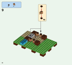 LEGO 21135 instructions page 10 – build guide