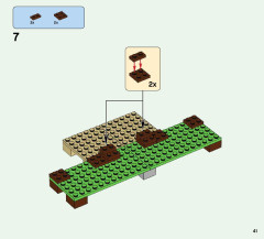 LEGO 21135 instructions page 41 – build guide