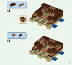 LEGO 21135 instructions page 11 – build guide