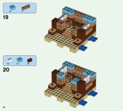 LEGO 21135 instructions page 14 – build guide