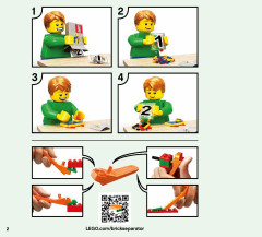 LEGO 21135 instructions page 2 – build guide