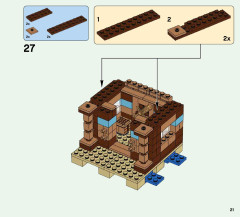 LEGO 21135 instructions page 21 – build guide