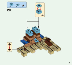 LEGO 21135 instructions page 41 – build guide