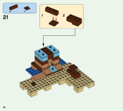 LEGO 21135 instructions page 42 – build guide