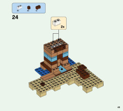 LEGO 21135 instructions page 45 – build guide