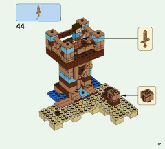 LEGO 21135 instructions page 57 – build guide
