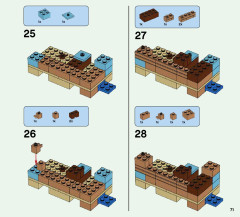 LEGO 21135 instructions page 71 – build guide