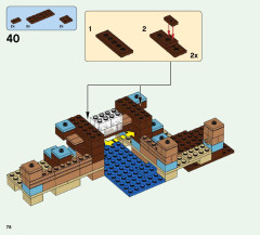 LEGO 21135 instructions page 78 – build guide