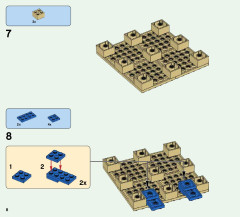 LEGO 21135 instructions page 8 – build guide