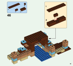 LEGO 21135 instructions page 81 – build guide