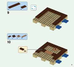 LEGO 21135 instructions page 9 – build guide
