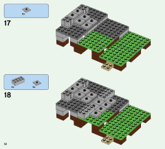 LEGO 21135 instructions page 12 – build guide