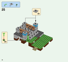 LEGO 21135 instructions page 18 – build guide