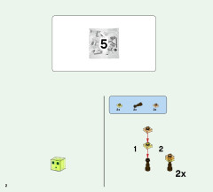 LEGO 21135 instructions page 2 – build guide