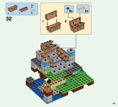 LEGO 21135 instructions page 25 – build guide