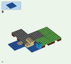 LEGO 21135 instructions page 34 – build guide